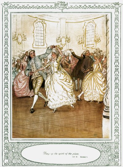 La comedia de Oliver Goldsmith 