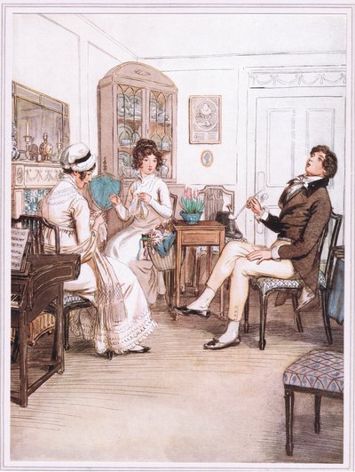 Phoebe: Él es absolutamente intrépido, Susan, ha fumado su pipa en esta habitación de Hugh Thomson
