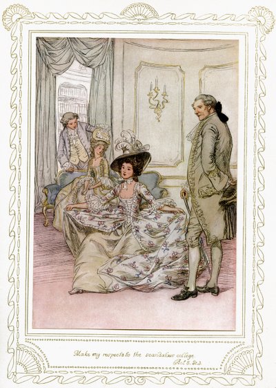 Obra de Richard Brinsley Sheridan de Hugh Thomson