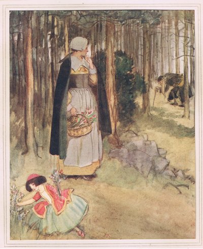 Ella vio al viejo médico en busca de raíces y hierbas de Hugh Thomson