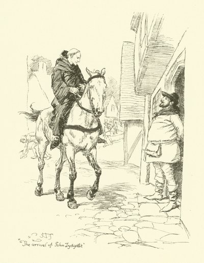 La llegada de John Lydgate de Hugh Thomson