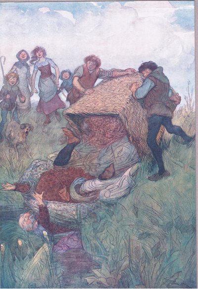 "Arrojado al Támesis", ilustración de 