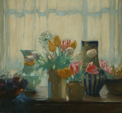 Flores en la ventana de Hugh Wallis