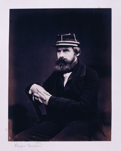 Retrato de Roger Fenton de Hugh Welch Diamond