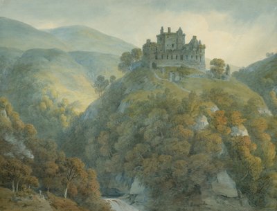 Castillo Campbell, Clackmannanshire, 1813 de Hugh William Williams