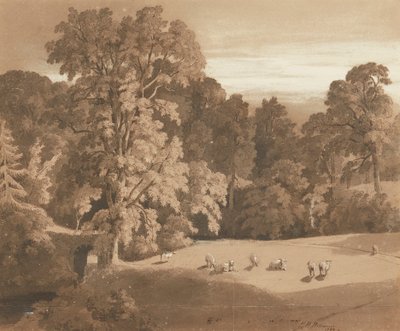 Parque en Minto House de Hugh William Williams