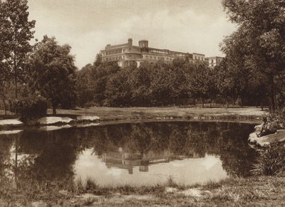 Mexico: Castillo Chapultepec (b/w photo) de Hugo Brehme