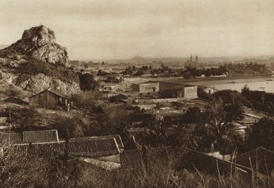 Mexico: El puerto de Mazatlan (b/w photo) de Hugo Brehme