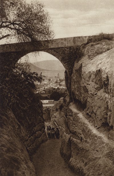 Mexico: San Andres Chalchicomula, Estado Puebla (b/w photo) de Hugo Brehme