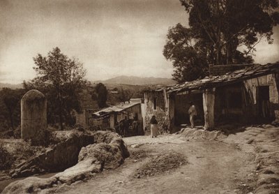 Mexico: San Esteban, Los alrededores de la capital Mejico (b/w photo) de Hugo Brehme