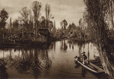 México: Tláhuac (foto b/n) de Hugo Brehme