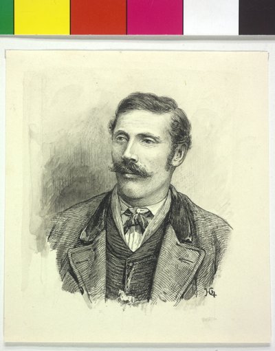 Abadía dibujo en negro Tipo de un alemán von Carinthia de Hugo Charlemont