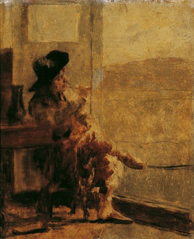 fumador sentado de Hugo Charlemont