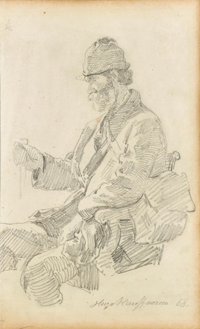 Senderista descansando de Hugo Kauffmann