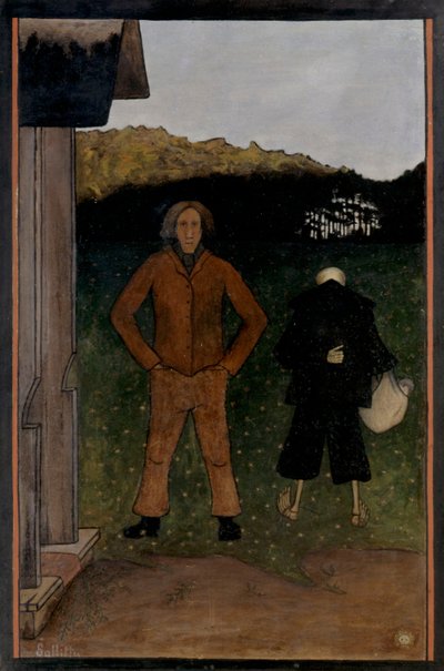 La Muerte y el Campesino, 1896 de Hugo Simberg