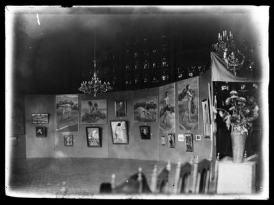 Pinturas de Hugo Simberg y Magnus Enckell en una exposición en la Casa de la Nobleza de Helsinki de Hugo Simberg