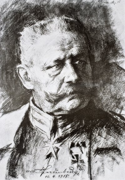 General Paul von Hindenburg de Hugo Vogel