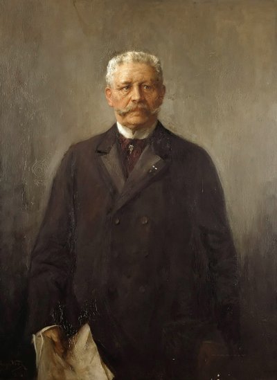 Retrato de Paul von Hindenburg 1847-1934, 1926 de Hugo Vogel