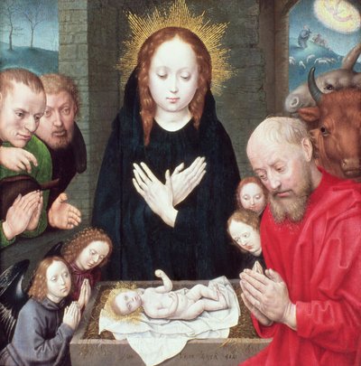 Adoración de los pastores de Hugo van der Goes