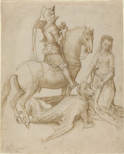 San Jorge y el dragón de Hugo van der Goes