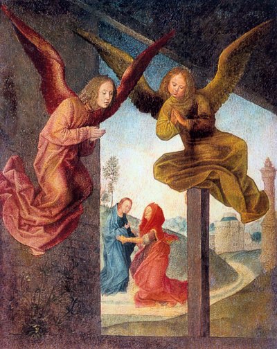 La Adoración de los Magos (detalle) de Hugo van der Goes