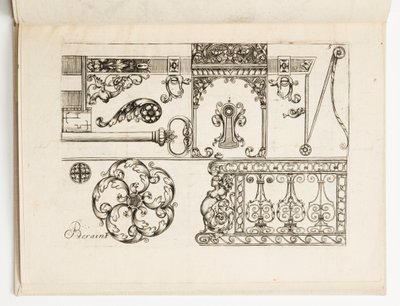 Placa 5, de Diverses pièces de serruriers de Hugues Brisville