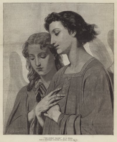 La oración de los ángeles de Hugues Merle