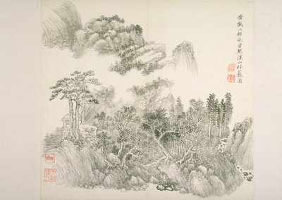 Album After Old Masters And Poems (álbum (10 hojas), tinta sobre papel) de Hui Wang