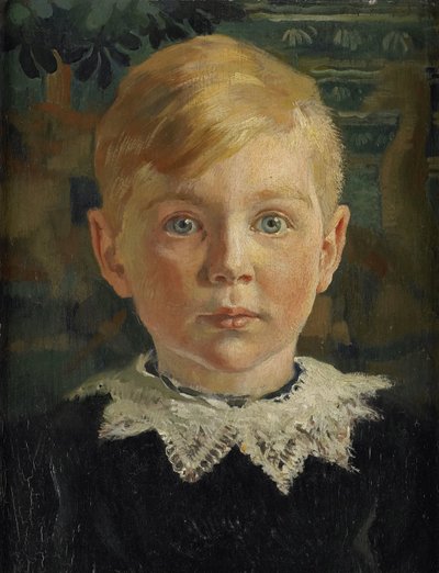 Retrato juvenil de Joseph Luns de Huib Luns