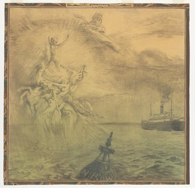 La marinería. Mural de diseño en Rotterdam de Huib Luns