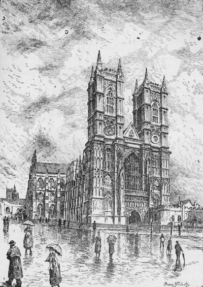 Abadía de Westminster, 1890 de Hume Nisbet