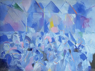 Listen to Britain, c.1949 (óleo sobre lienzo) de Humphrey Jennings