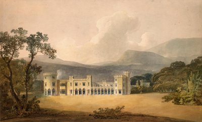 Fachada de jardín del castillo de Shanbally, condado de Tipperary de Humphry Repton
