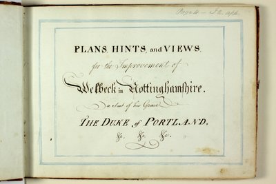Libro Rojo: Welbeck de Humphry Repton