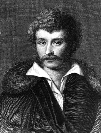 Karoly Kisfaludy, frontispicio de Minden Munkai, publicado en 1893 de Hungarian School