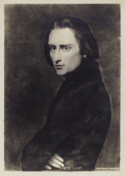 Retrato de Franz Liszt de Hungarian School