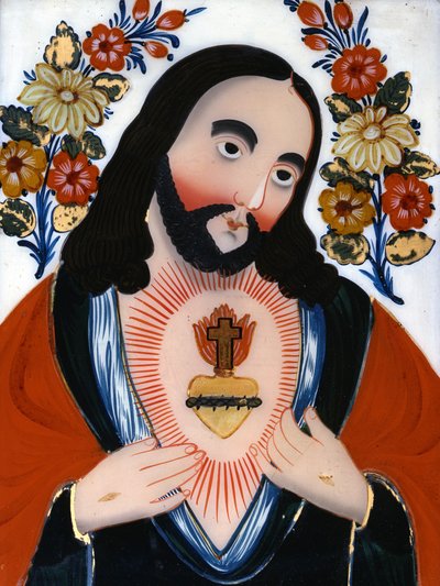 El Sagrado Corazón de Jesús, segunda mitad del siglo XIX de Hungarian School