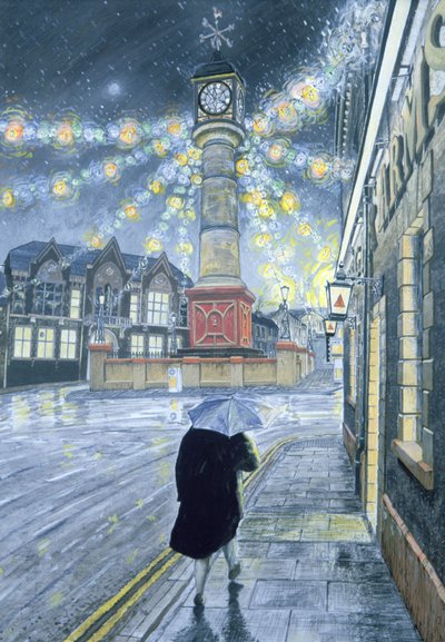 Un atardecer de diciembre en Tredegar, 1992 de Huw S. Parsons