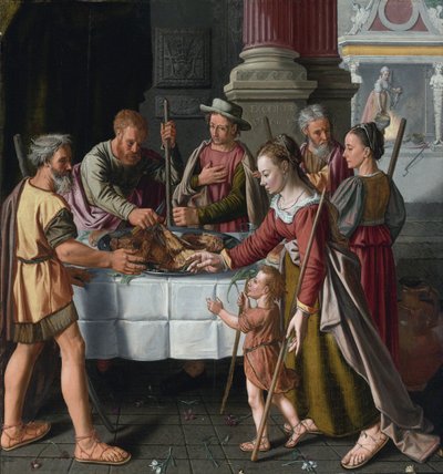 Pésaj - La primera fiesta de Pascua de Huybrecht Beuckeleer or Beuckelaer