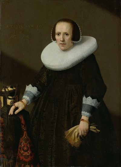 Retrato de Geertruyd Reael, esposa de Philips Denijs de Huygh Pietersz Voskuyl