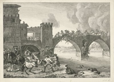 Pelea en un puente de Hyacinth de La Pegna