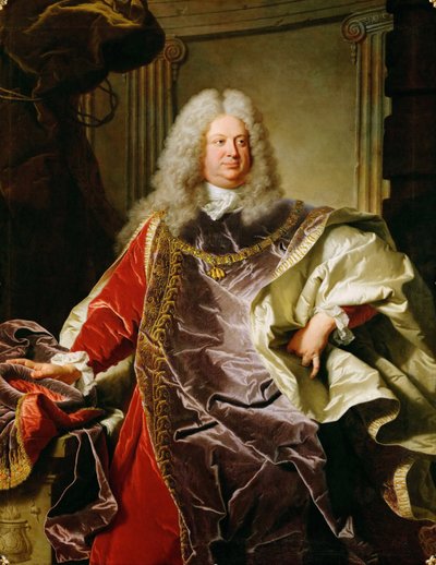 Barroco: Retrato de Felipe Luis, conde de Sinzendorf Neubourg de Hyacinthe Francois Rigaud