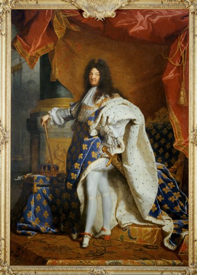 Luis XIV, Rey de Francia Retrato en traje real ... de Hyacinthe Francois Rigaud