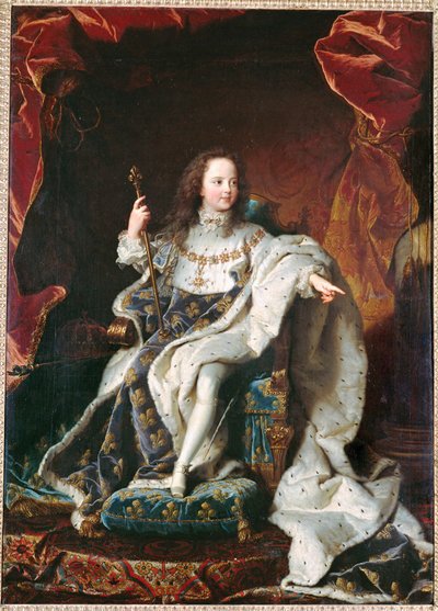 Luis XV de niño ... (pintura sobre lienzo) de Hyacinthe Francois Rigaud