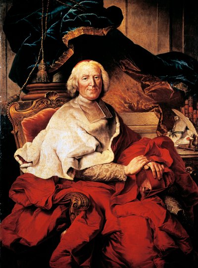 Retrato de André-Hercule de Fleury de Hyacinthe Francois Rigaud