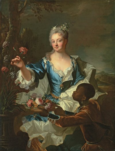 Retrato de Hyacinthe-Sophie de Beschanel-Nointel, Marquesa de Louville de Hyacinthe Francois Rigaud
