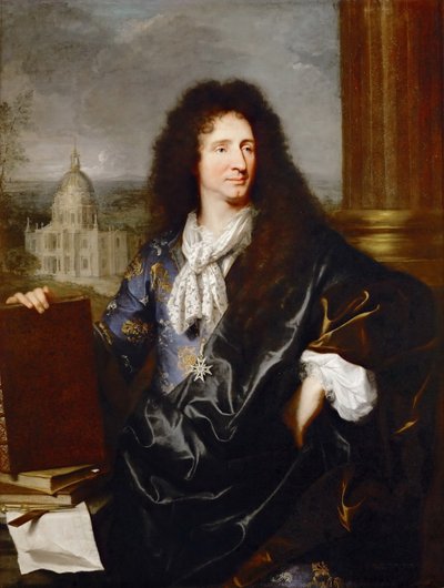 Retrato de Jules Hardouin-Mansart de Hyacinthe Francois Rigaud
