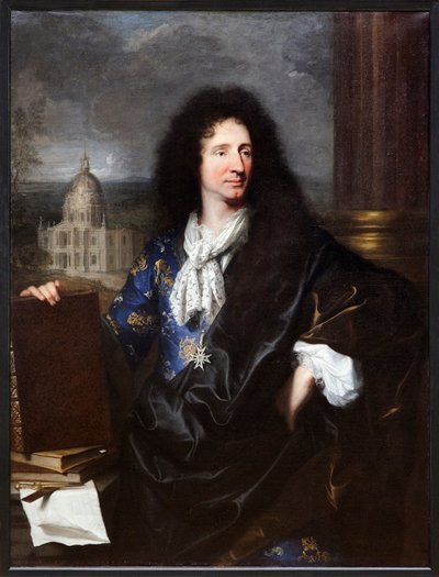 Retrato de Jules Hardouin Mansart de Hyacinthe Francois Rigaud