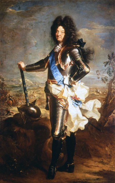 Retrato de Luis XIV, el Rey Sol (1638 - 1715) de Hyacinthe Francois Rigaud