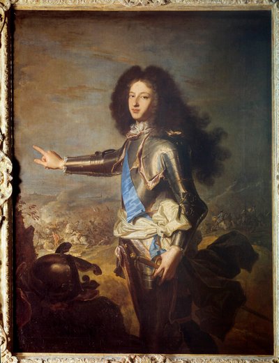 Retrato de Luis de Francia (1682-1712) Duque de Borgoña, padre de Luis XV de Hyacinthe Francois Rigaud